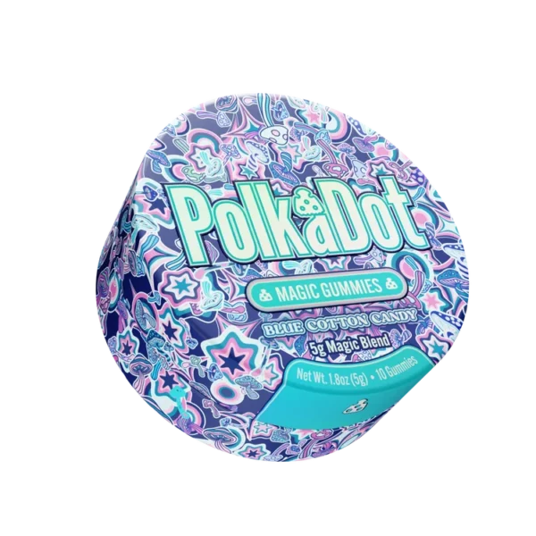 Blue Cotton Candy Gummies (Tin)