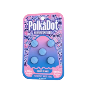 Mushroom Tab - Blue Razz - Blister Card (5)