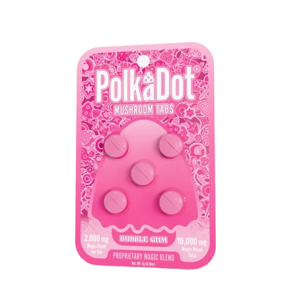 Mushroom Tab - Bubble Gum - Blister Card (5)