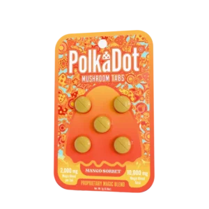 Mushroom Tab - Mango Sorbet - Blister Card (5)